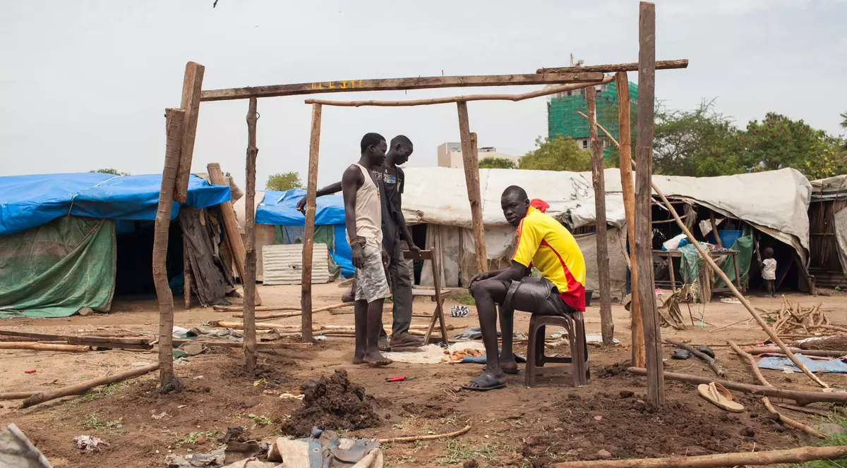Locuitorii din Sudanul de Sud sunt afectaţi profund de războiul civil care a pus stăpânire pe ţara africană. (FOTO: HEPTA)