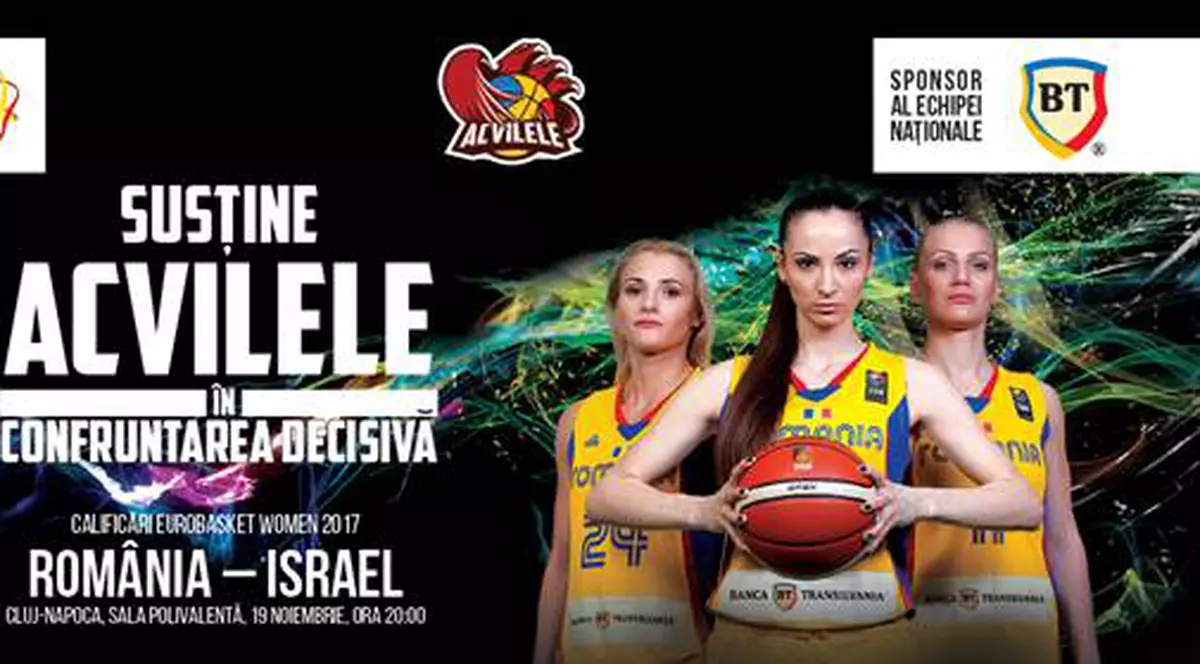 Baschet feminin, România - Israel