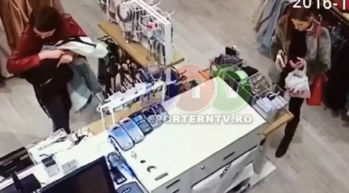 Tinerele sexy care fură din mall-urile din Constanța au fost identificate! FOTO în articol