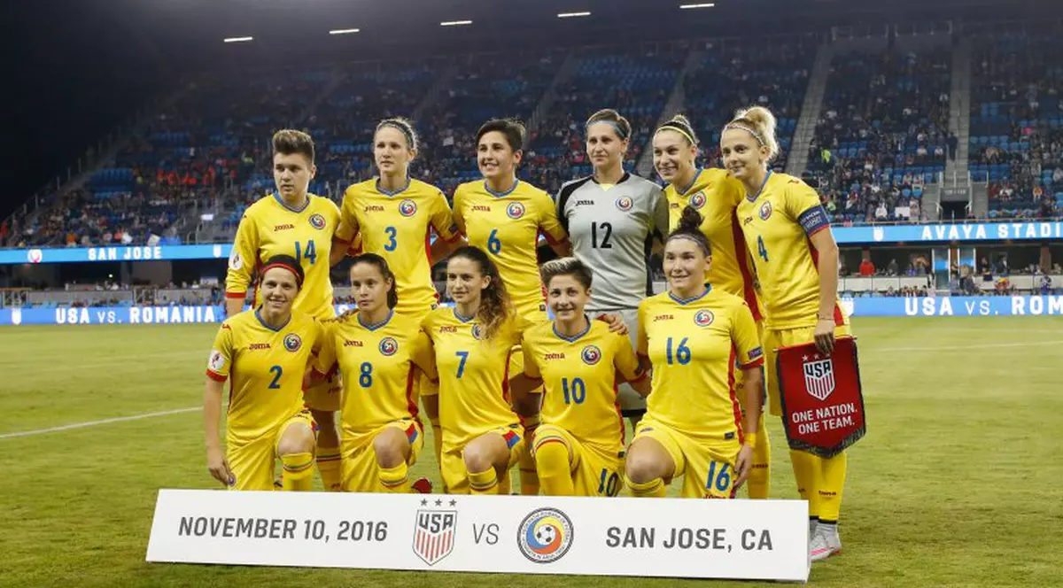 Naționala feminină de fotbal a încheiat anul 2016 pe locul 37 în lume