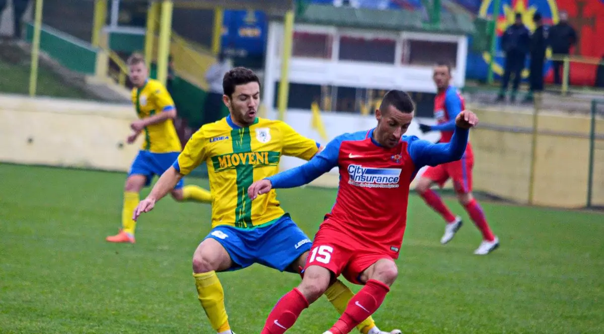 CS Mioveni a învins-o recent pe Steaua într-un amical, cu 1-0