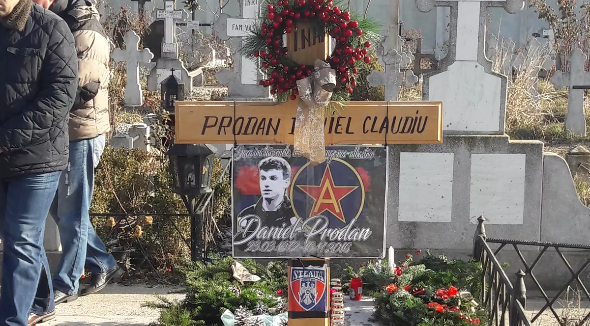 Mormântul lui Daniel Prodan FOTO: Daniel Conțescu (Libertatea)