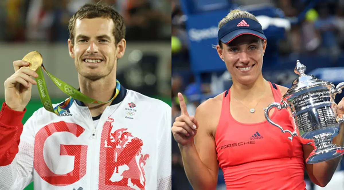 Andy Murray și Angelique Kerber au desemnați cei mai buni jucători de tenis ai anului 2016