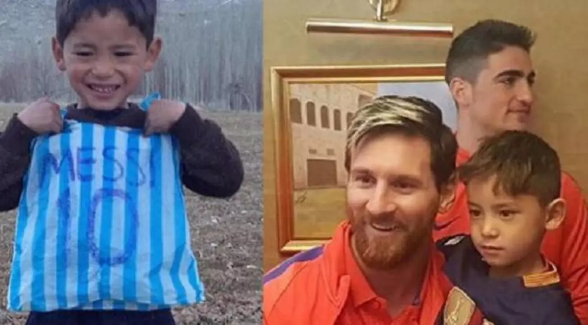 Messi s-a întâlnit cu copilul afgan care a emoționat planeta. Capută digisport