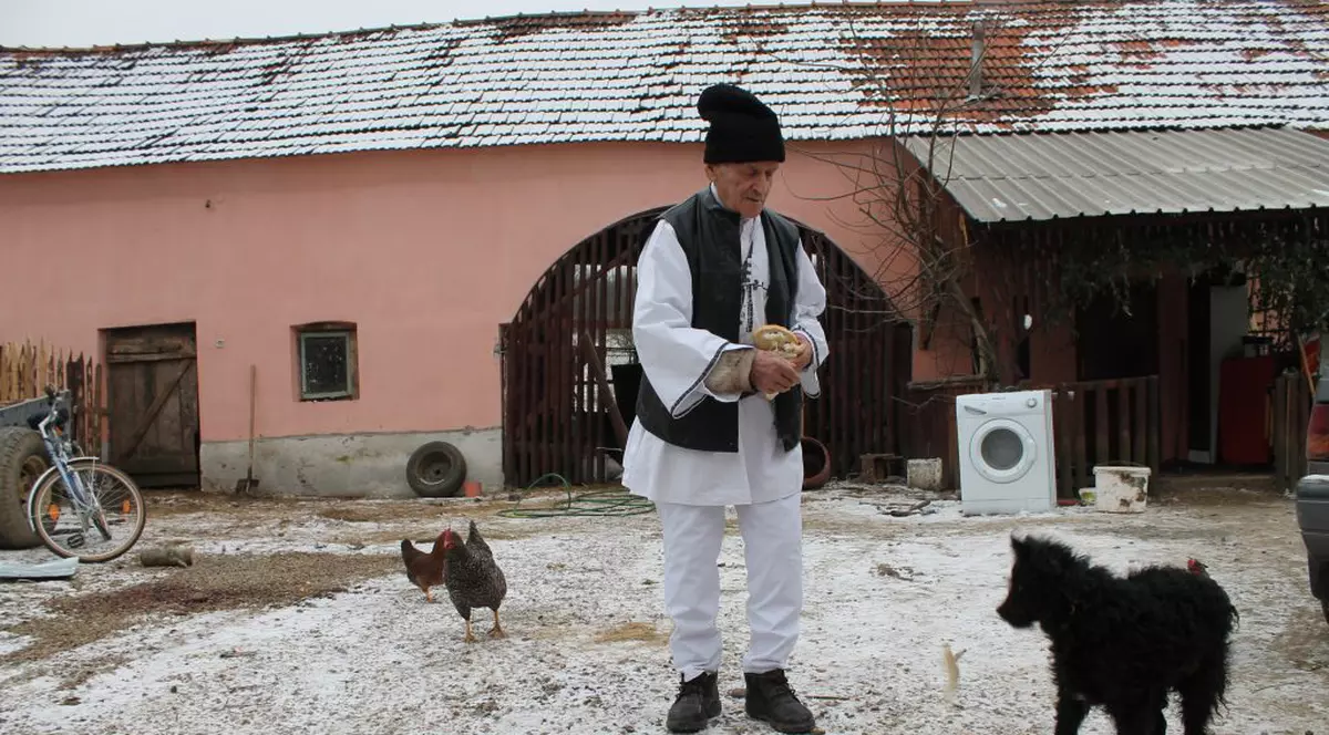 Cel mai bătrân angajat din România are 99 de ani. Ciobanul Ștefan Gros din județul Hunedoara merge cu oile pe munte