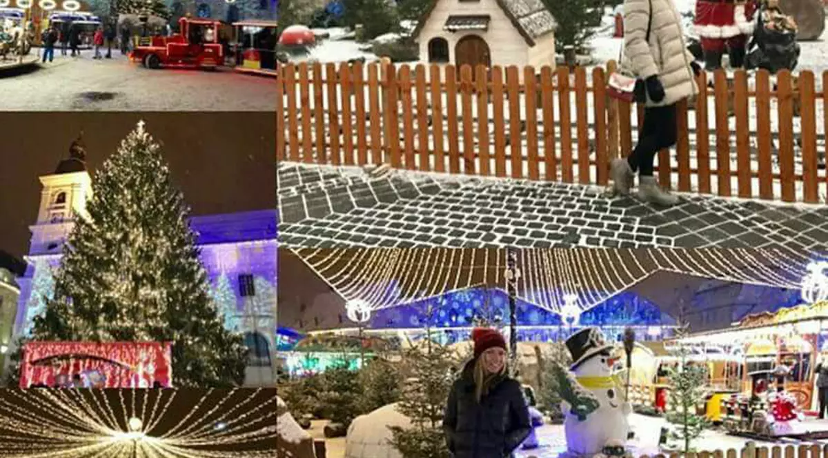 Înainte să termine vacanța, Simona Halep a fost la târgul de la Crăciun din Sibiu.