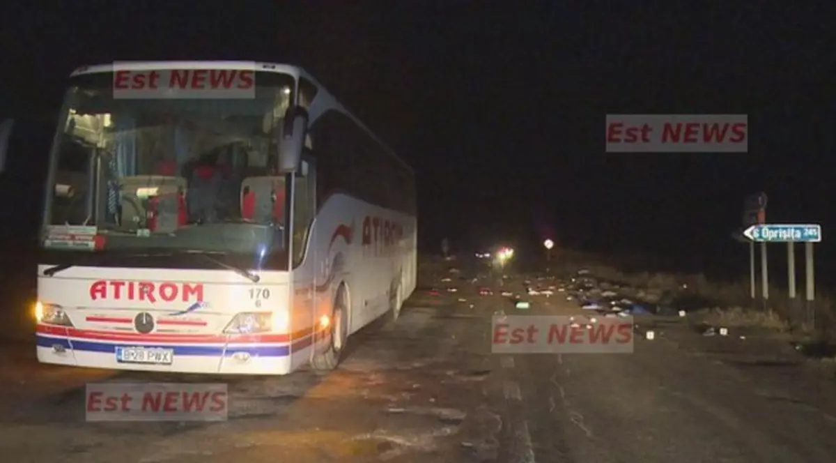 Tragedie în Vaslui! Spulberat de o mașină după ce a coborât din autocarul ce îl aducea acasă de sărbători