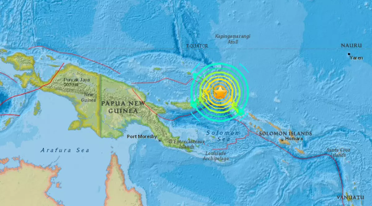 Cutremur cu magnitudinea de 7,9  în Papua Noua Guinee. Alerta de tsunami a fost ridicată