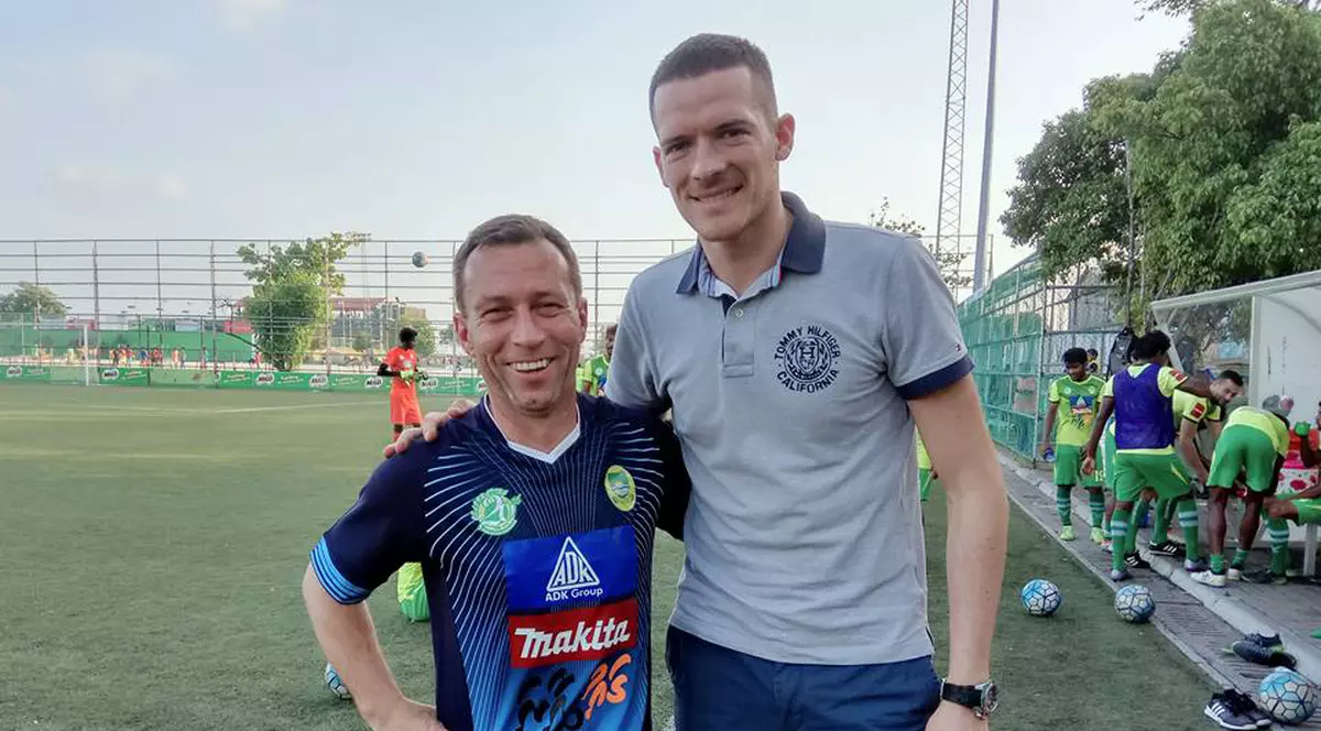 Andrei Cordoș a ajuns în Maldive și a luat deja un prim contact cu antrenorulmacedonean Marjan