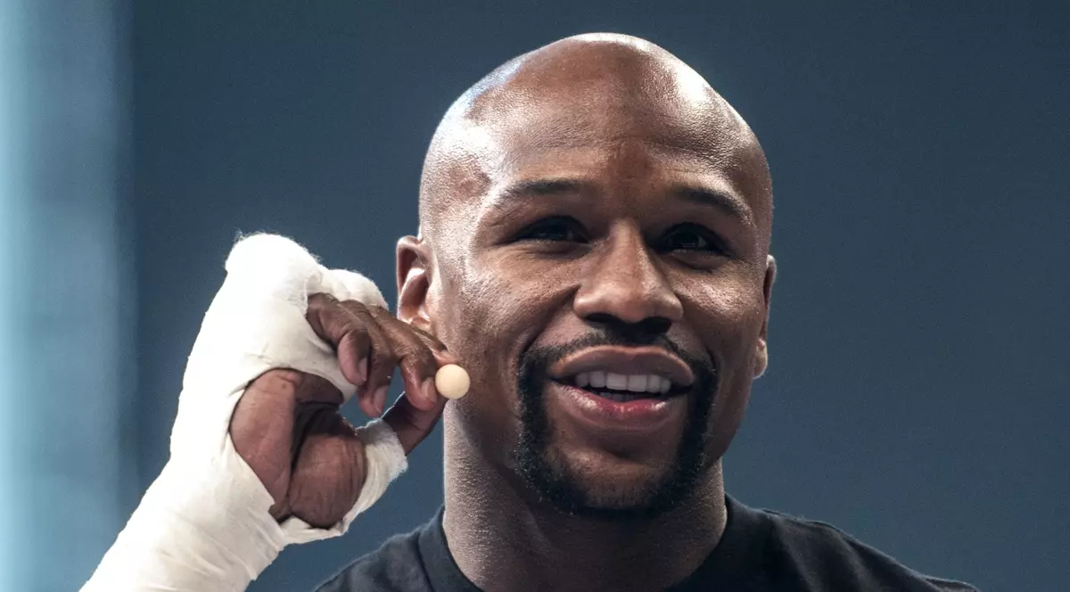 Floyd Mayweather, în timpul unui antrenament. (FOTO: HEPTA)