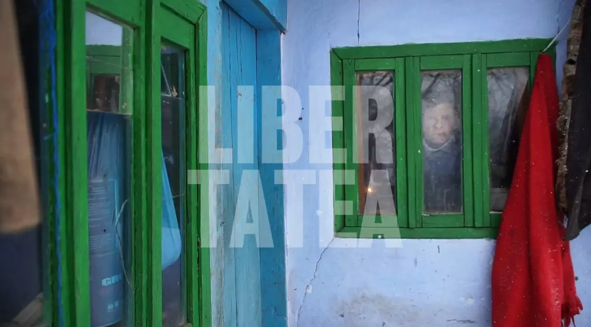 Un sat din Botoșani a fost izolat de zăpadă