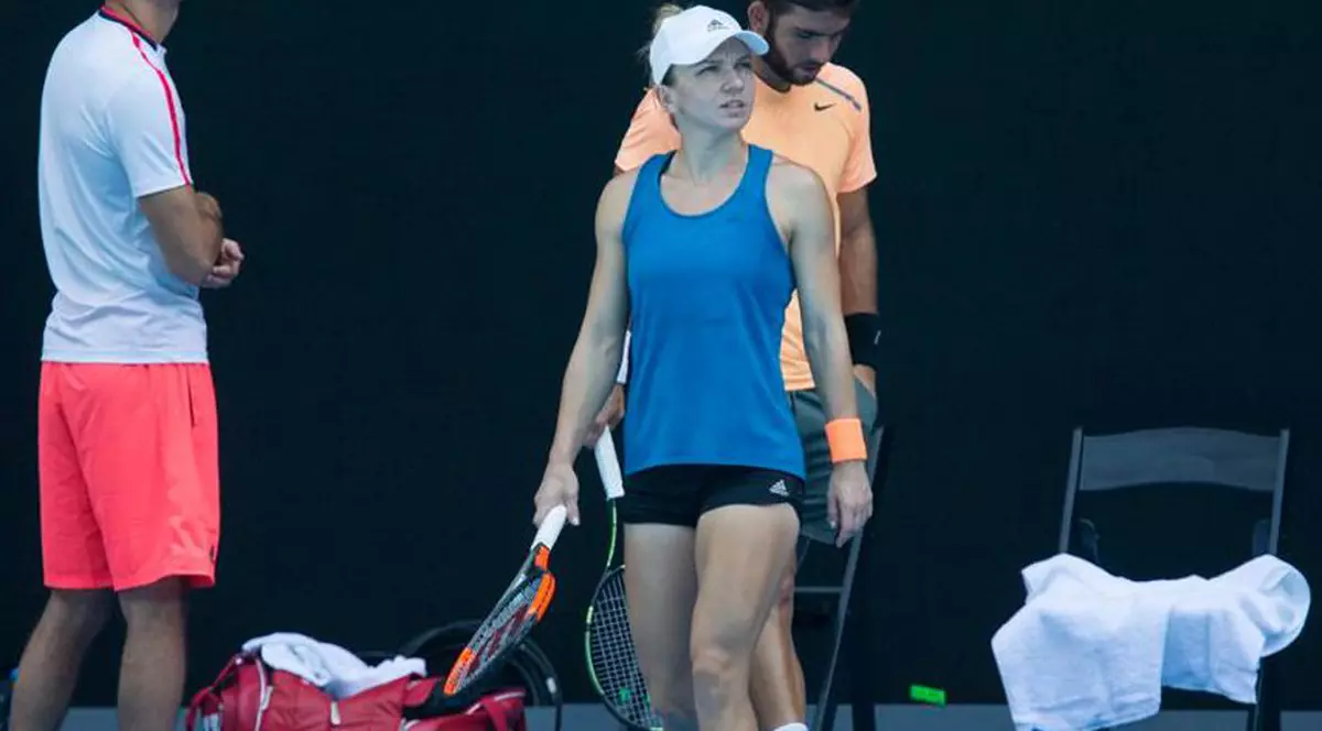 Simona Halep și echipa ei