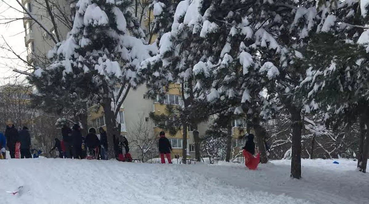 Hai afară la zăpadăăăă!