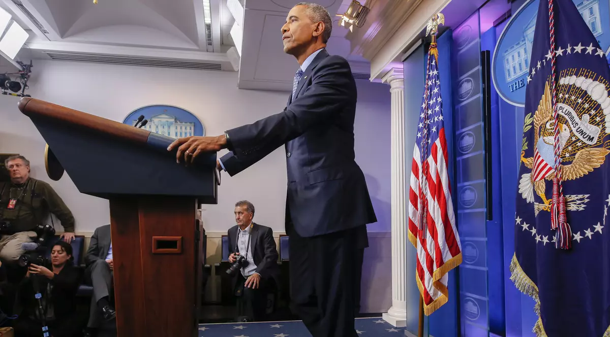 Obama a susținut miercuri ultima sa conferinta de presa, in claitate de presedinte SUA