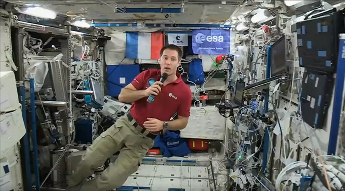 Un astronaut a fost în direct cu Timișoara de pe Stația Spațială Internațională