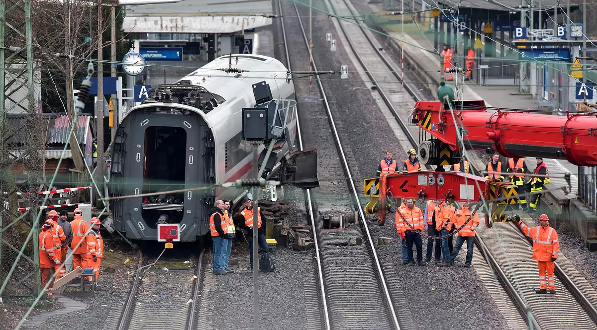 Un tren a deraiat în Baia Mare. Clipe de groază pentru călători