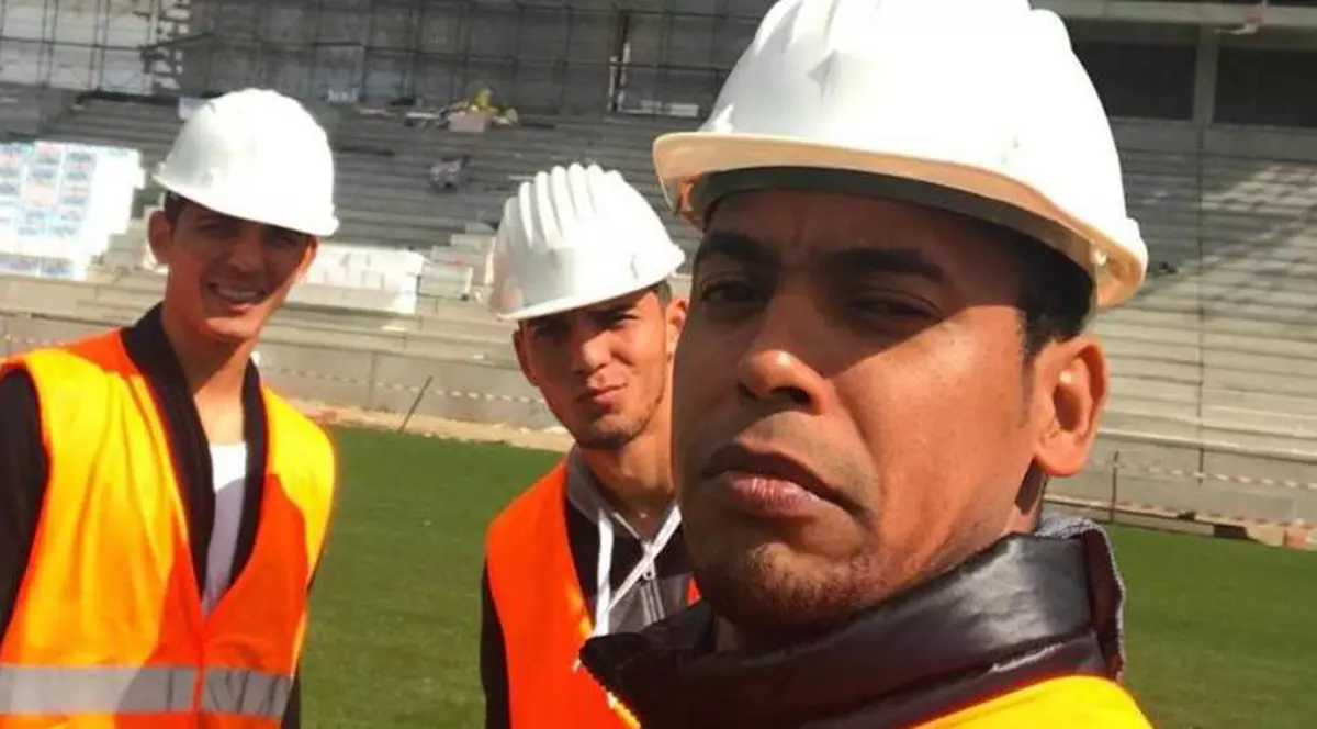 Eric a inspectat noul stadion al echipei Pandurii.