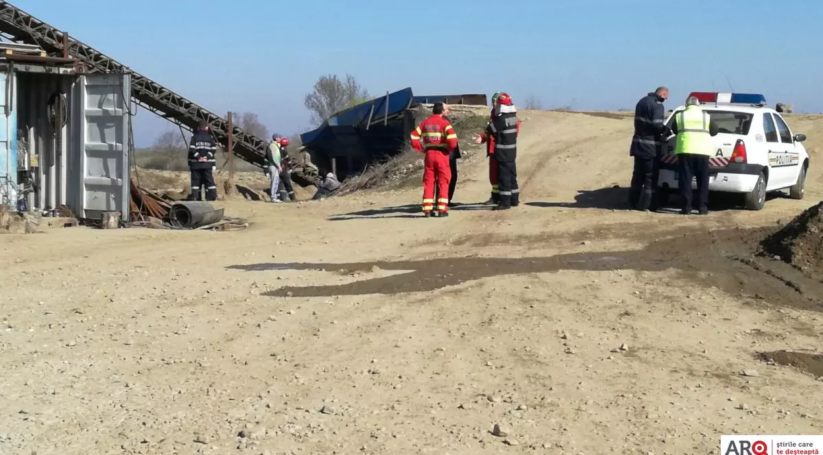 Muncitor mort la o balastieră din Arad