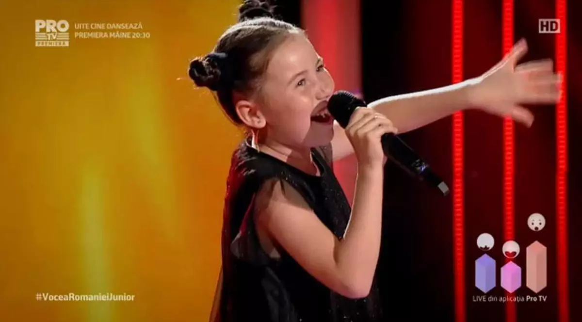Alexia Niculae de la Vocea României Junior