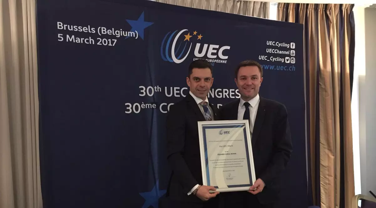 Eduard și presedintele UEC David Lappartient