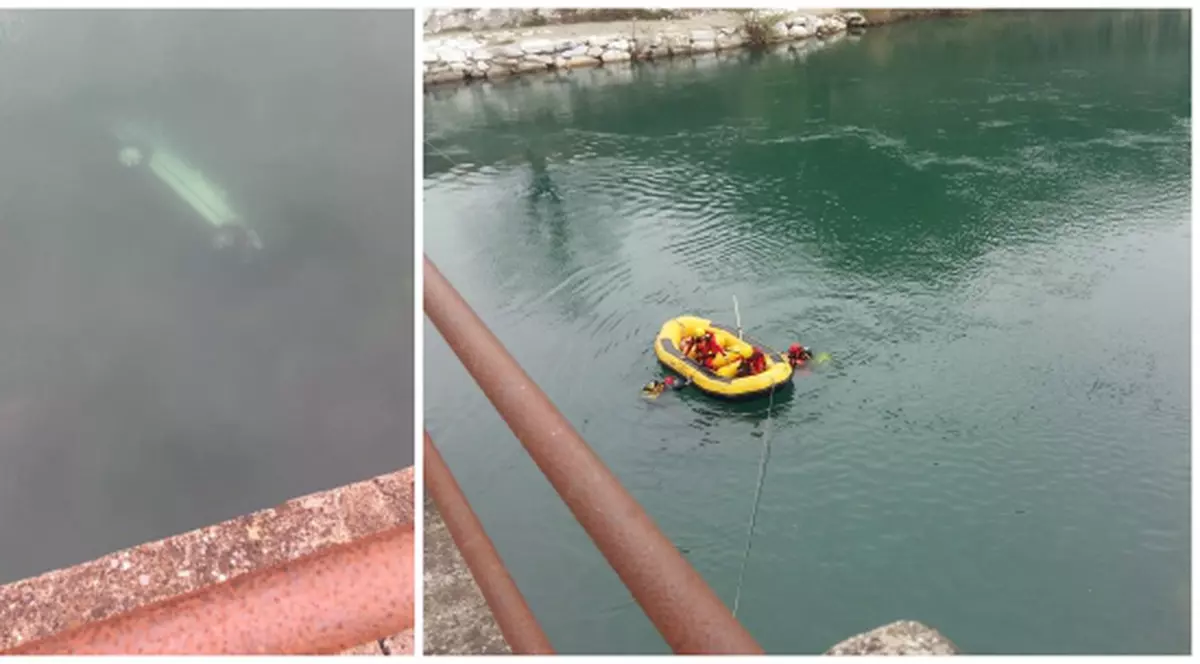 Trei români au murit în nordul Italiei, după ce au căzut cu mașina într-un râu