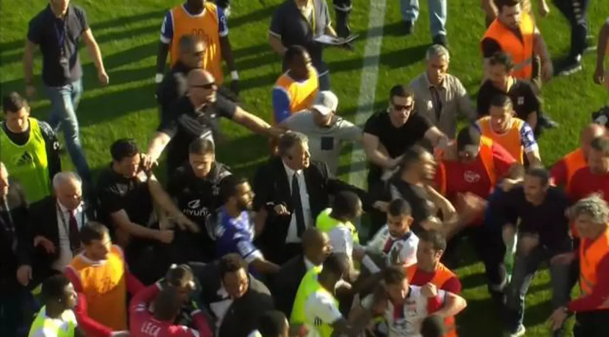 Incidente la Bastia Foto: L Equipe