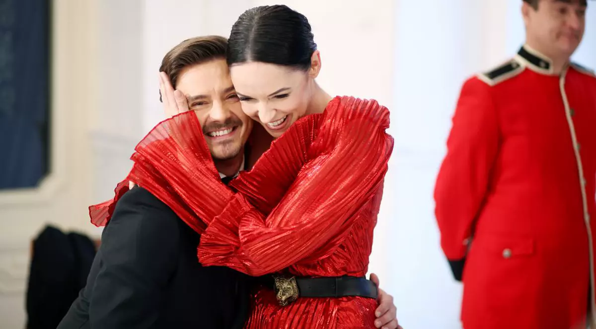 Andreea Marin și Mihai Petre, așa cum nimeni nu i-a mai văzut. Dialog savuros între cei doi | VIDEO