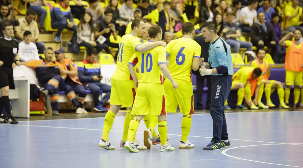 Naționala de futsal a României a făcut egal în primul amical cu Olanda