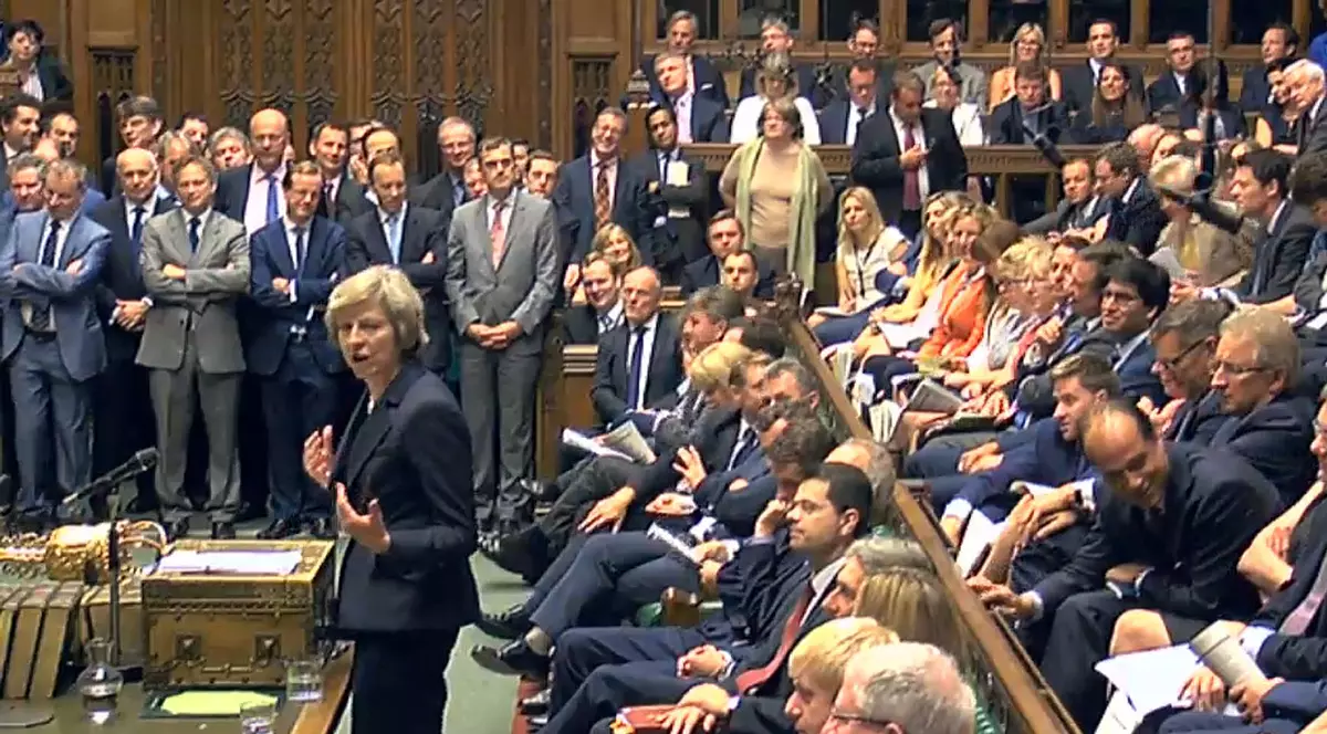 Parlamentul Marii Britanii și Theresa May