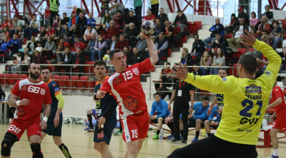 Dinamo a învins Dunărea Călărași, în play-off- ul Ligii Naționale de handbal. Odorheiul a trecut de Dobrogea / GALERIE FOTO