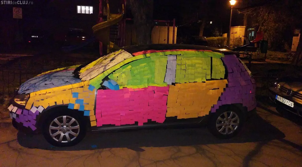 Cum a fost sancționat pentru că a parcat pe trotuar. Pățania unui șofer din Cluj, virală pe Internet