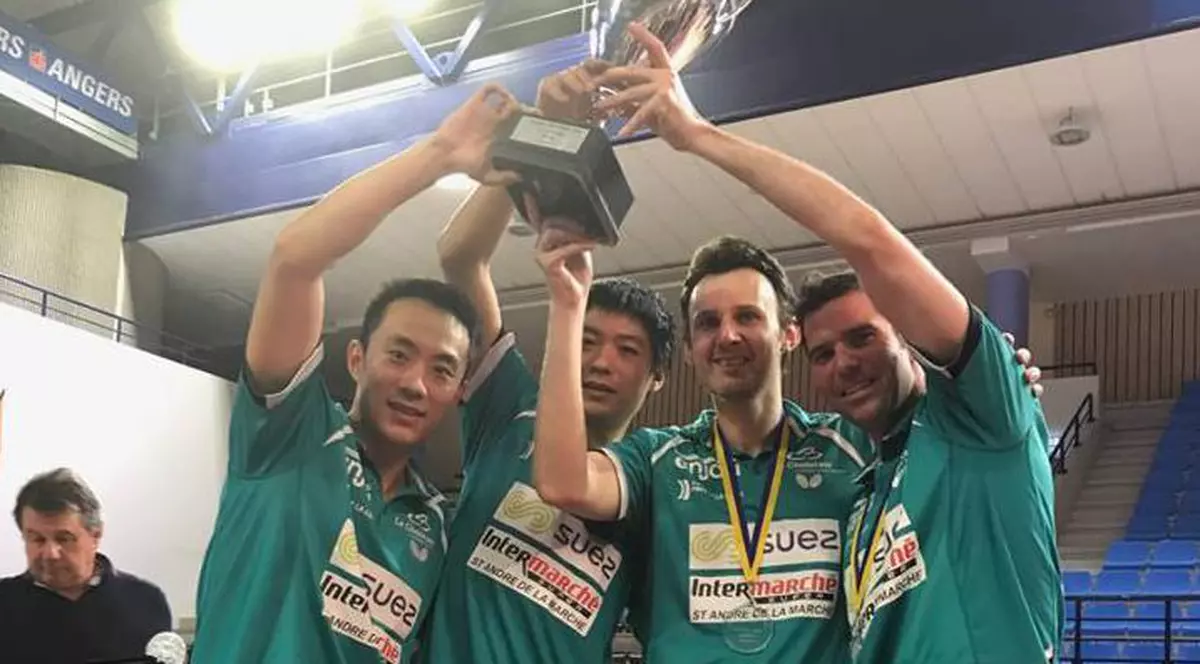 Jucătorul de tenis de masă Adrian Crișan a cucerit Cupa ETTU cu formația franceză La Romagne