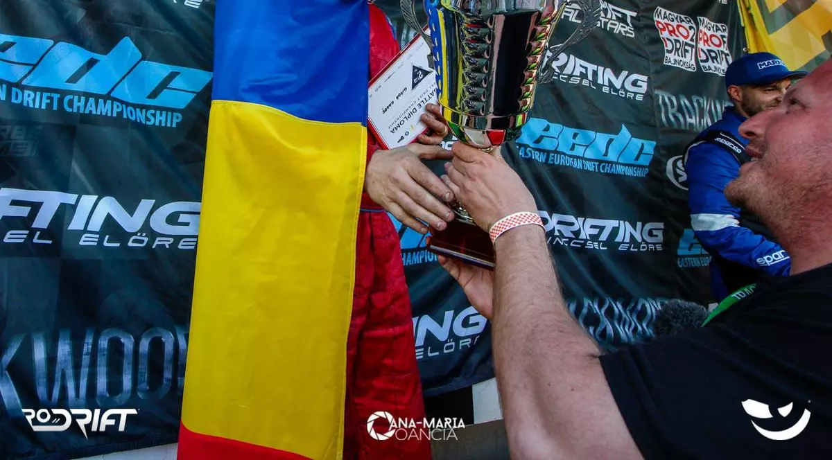 Rareș Girda s-a clasat pe podium la cea mai puternică etapă de drift din Centrul Europei
