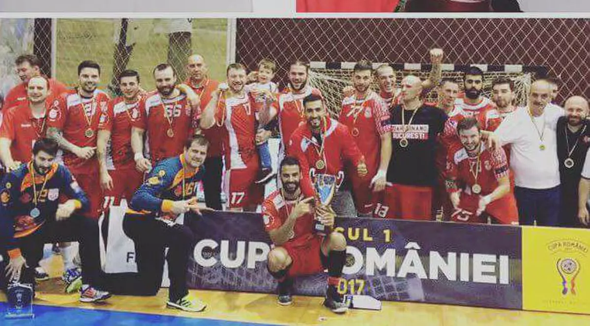 Dinamo a învins Dobrogea Sud Constanța, în finala Cupei Romaniei la handbal. CSM București a luat bronzul
