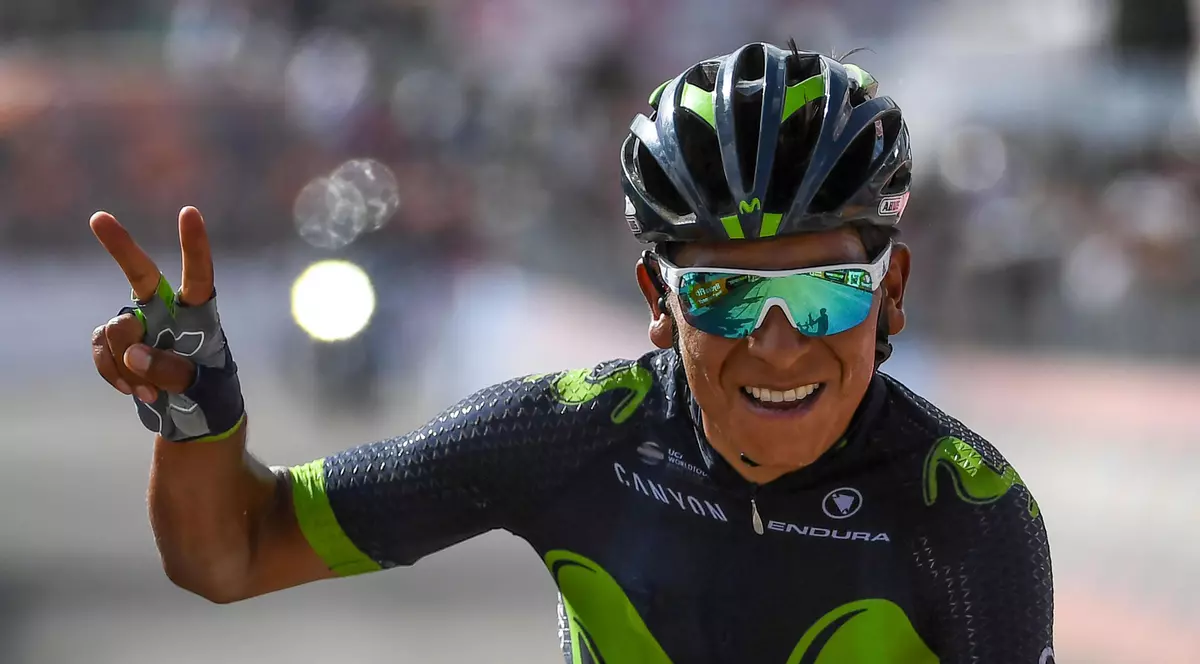 Columbianul Nairo Quintana, noul lider din Il Giro. Olandezul Tom Dumoulin pierde tricoul roz din Turul Italiei la Piacavallo.