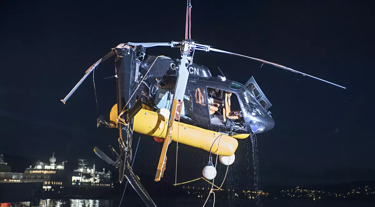 Un elicopter s-a prăbușit în largul Norvegiei, în timp ce încerca să aterizeze pe un iaht | VIDEO