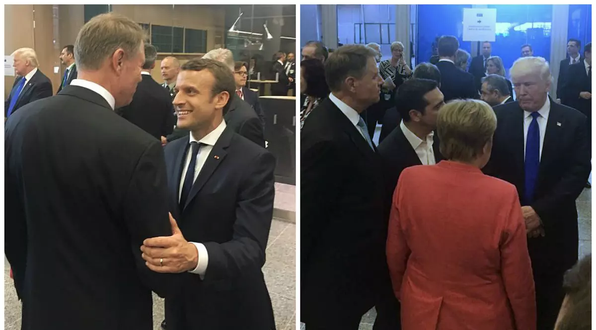 Klaus Iohannis se va întâlni cu Angela Merkel și Emmanuel Macron