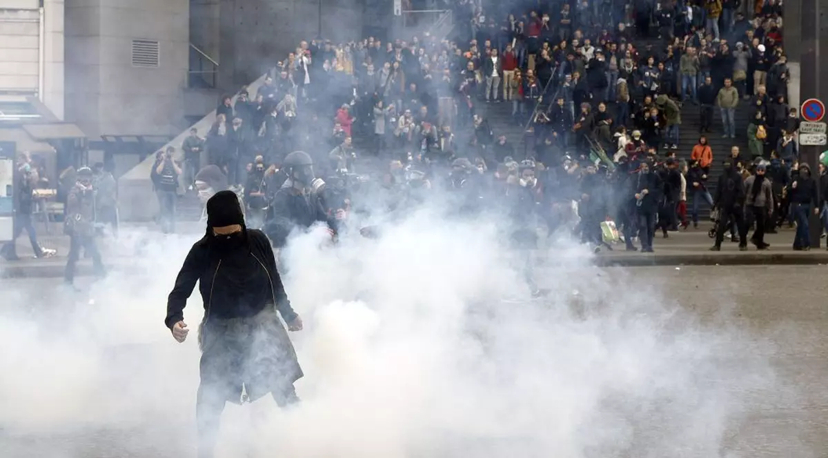 Violențe la mitingul de 1 Mai din Paris