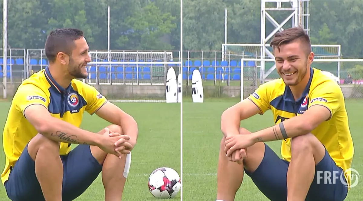 Florin Andone și Alin Toșca s-au tachinat într-un interviu inedit pentru FRF TV / VIDEO