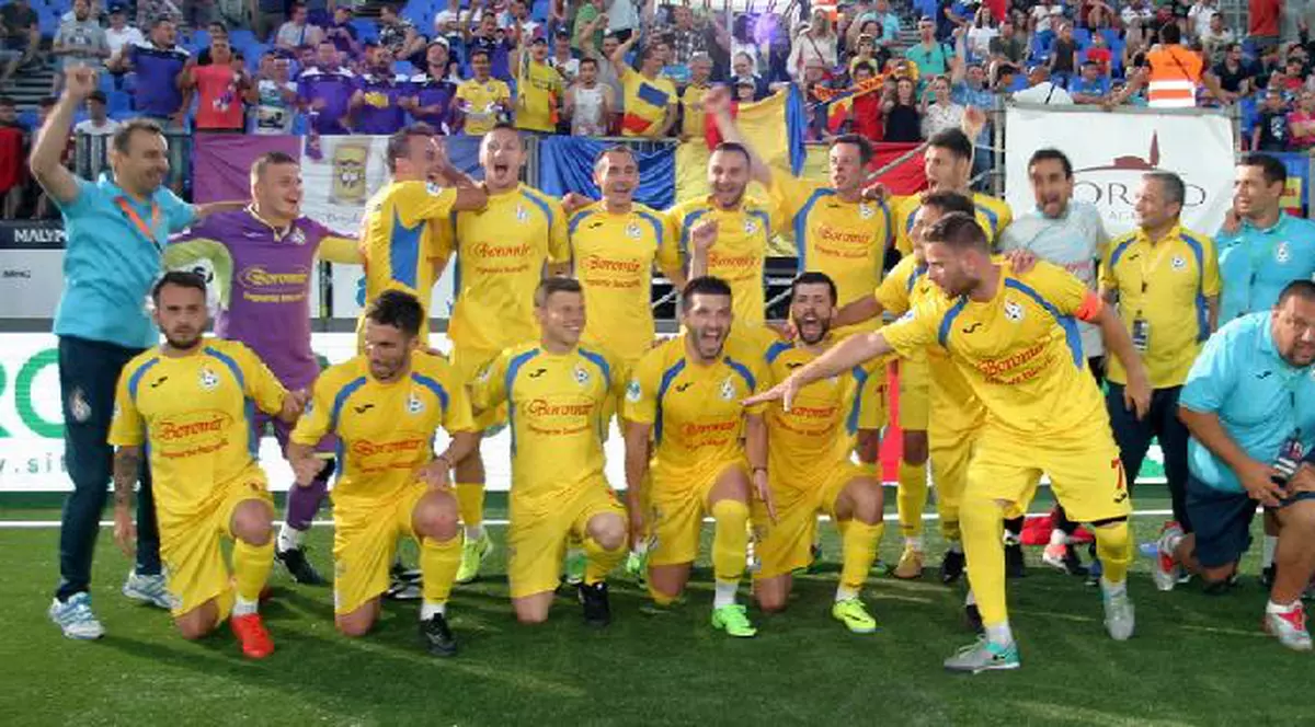 România - Cehia, în semifinalele Campionatul European de minifotbal 2017