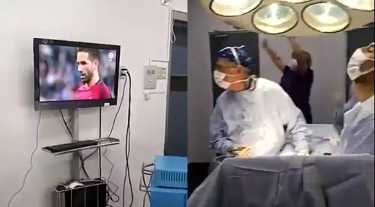 Paradele portarului Bravo din meciul cu Portugalia au provocat reacții incredibile într-o sală de operații din Chile