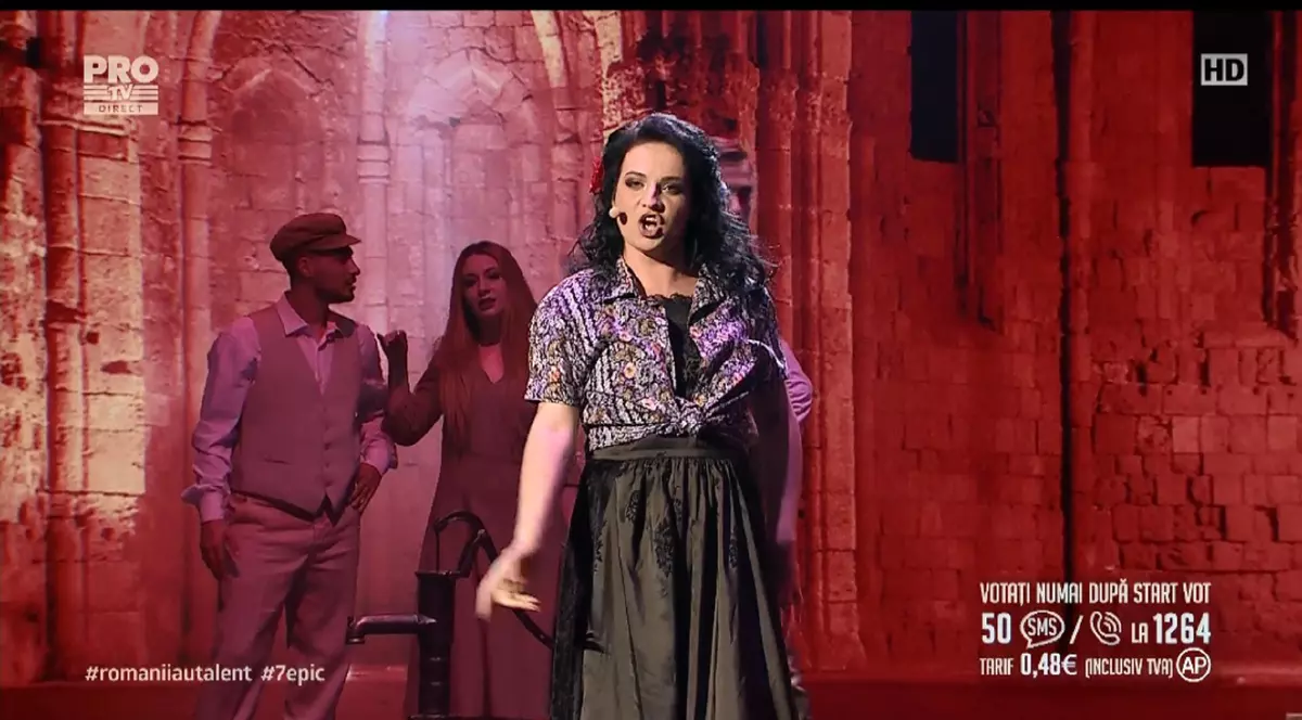 Paula Rad, tânăra care a fost femeie de sericiu, în finala Românii au talent. "ce-o fi în sufletele celor pentru care ai făcut curățenie?" | FOTO