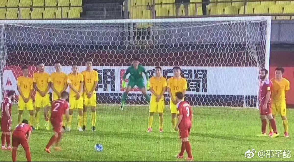 Ciudatul zid chinezesc. Elevii lui Marcelo Lippi au oferit imaginea zilei în meciul cu Siria din preliminariile CM 2018 din Asia