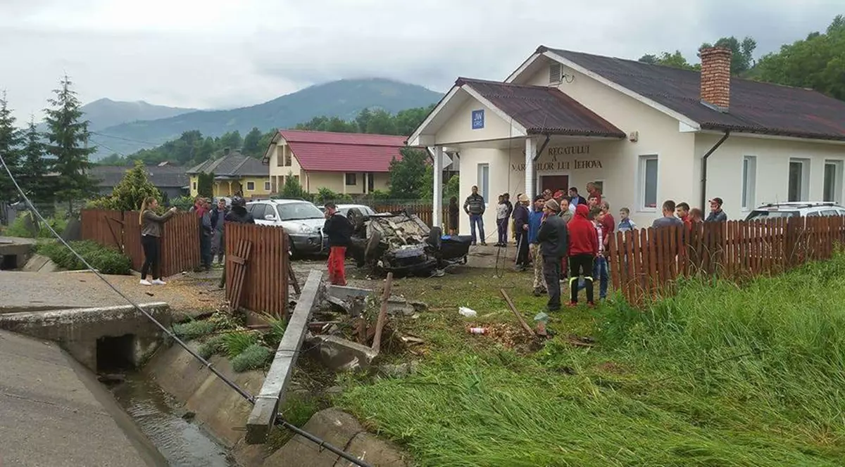accident în Bistrița, lângă o casă de rugăciune