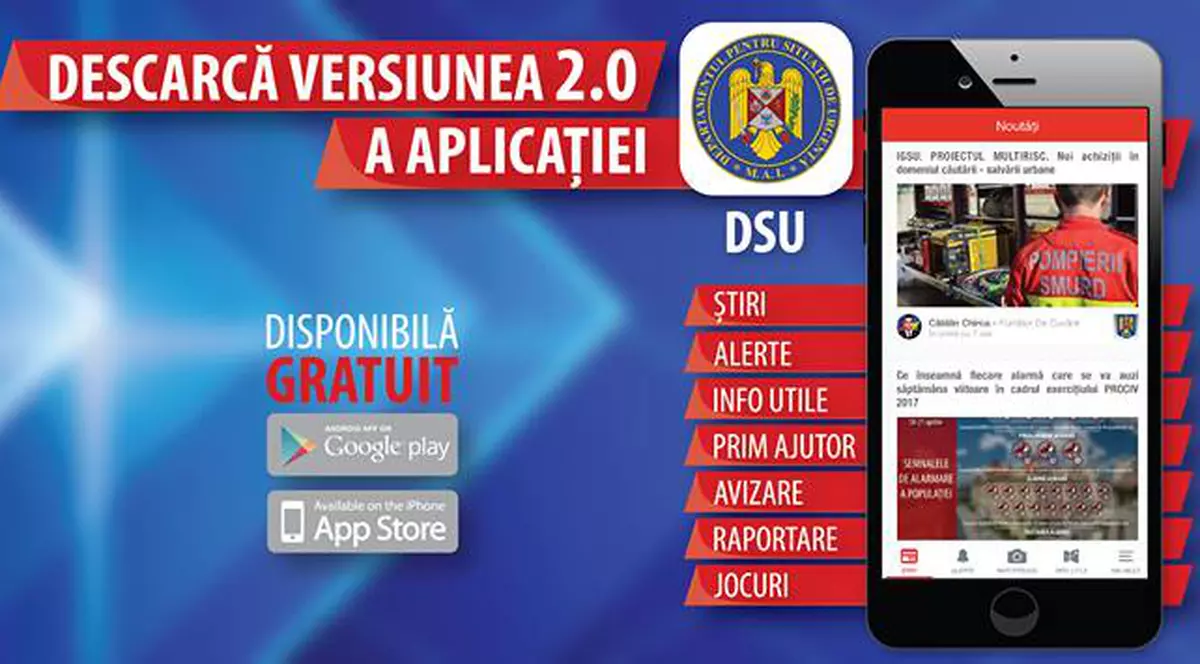 aplicația pentru situații de urgențăaplicația pentru situații de urgență