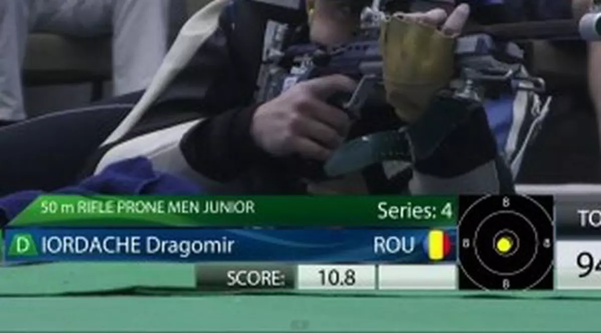 Dragomir Iordache a devenit vicecampion mondial de juniori la tir. A pierdut titlul la un foc de baraj