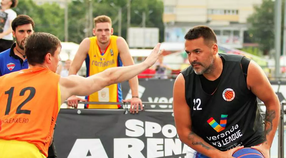 La 40 de ani, Angel Santana a câștigat turneul național de baschet 3x3