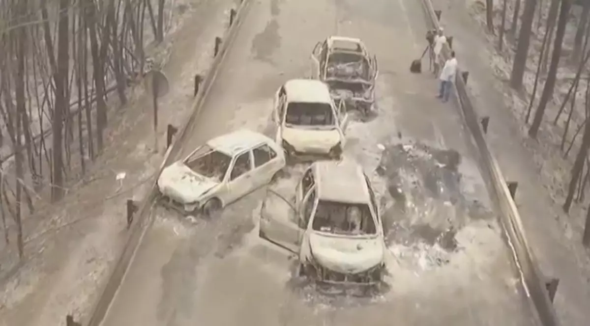 VIDEO | O dronă a surprins dezastrul din urma incendiilor din Portugalia