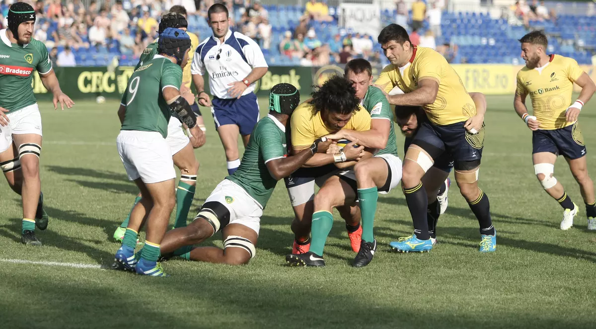 Rugby. România - Brazilia 56-5. Moment de reculegere și încasările, pentru familia îndoliată a unui fost rugbist | FOTO