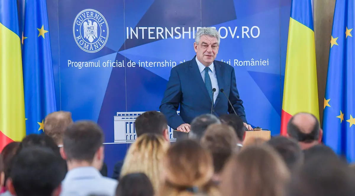 Premierul Tudose, către tinerii interni de la Guvern
